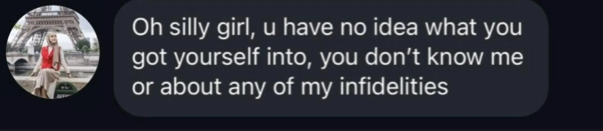 Client’s wife called me a whore and then she dropped this bomb by Pryras