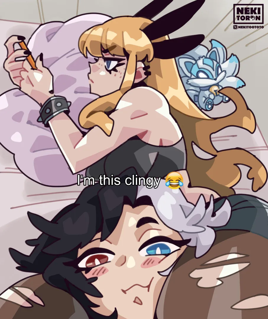 Clingy luna & Magik (nekitoototo) [Marvel] posted by LenaAran