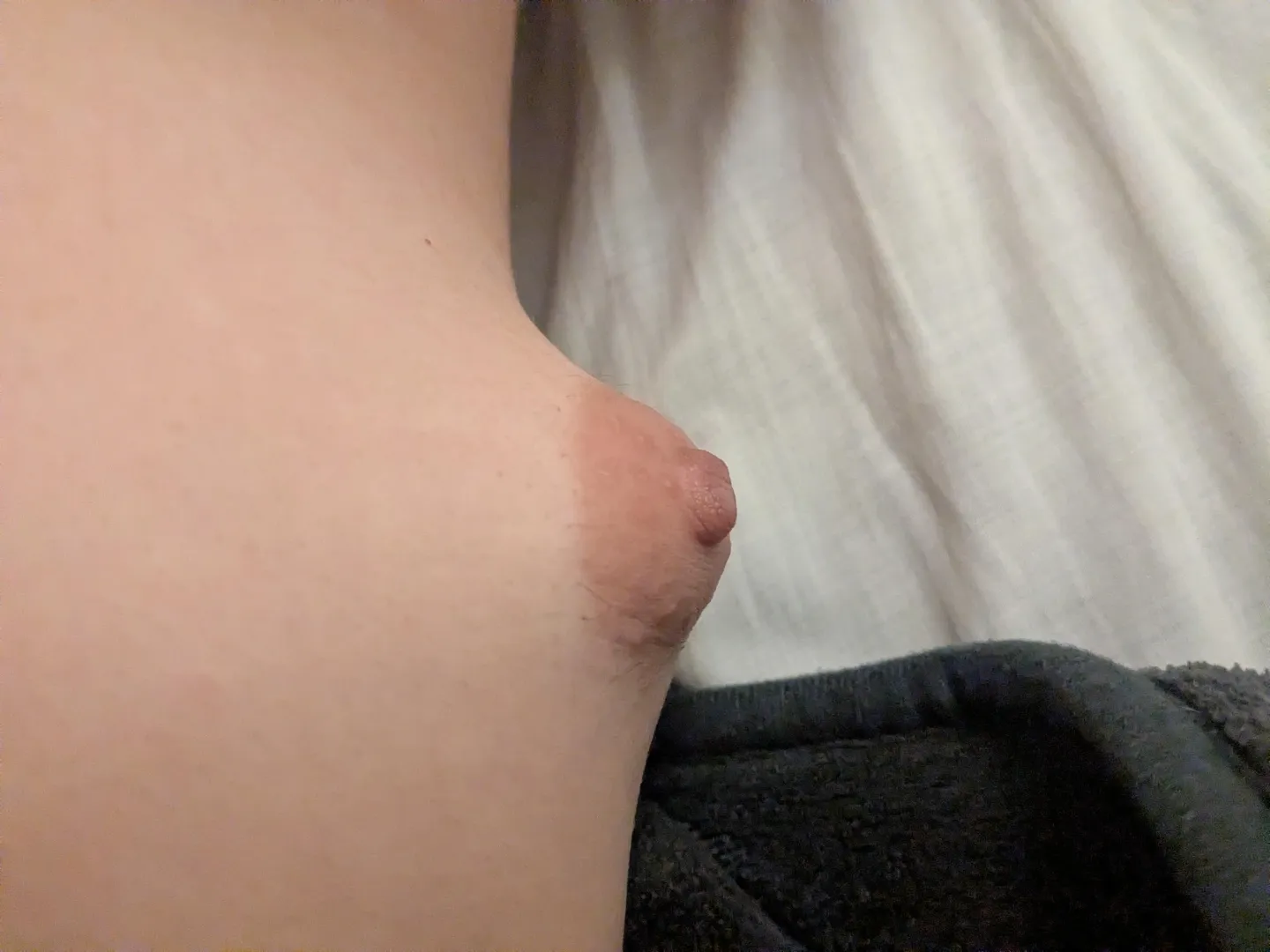 Close up, my breast is alllll nipple posted by Everdonny