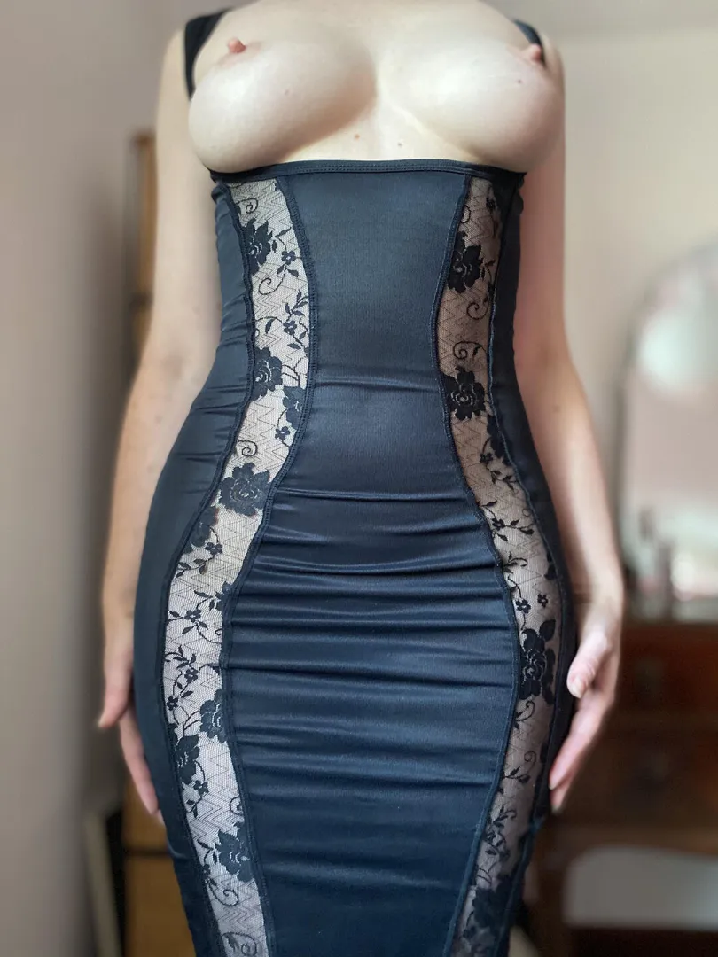 Close-up of my favourite little black dress... posted by MyMorningMuse