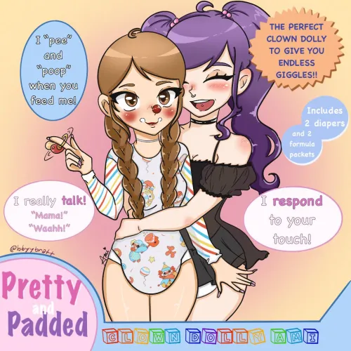 Clown Dolly Ami (art by bbyybratt) by bbyybratt