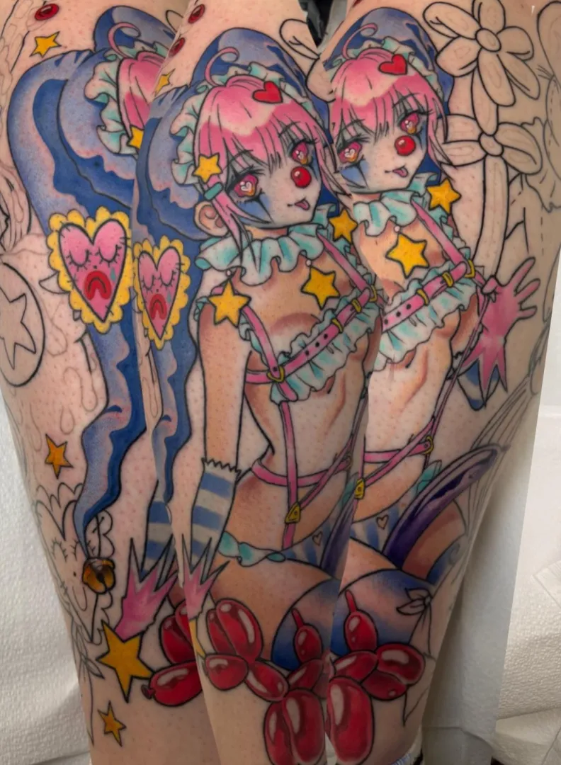 Clown girl love appreciation  posted by Lavendarcream