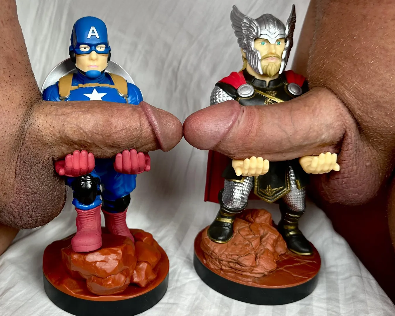 Cocks as shield and hammer posted by Matt_n_John