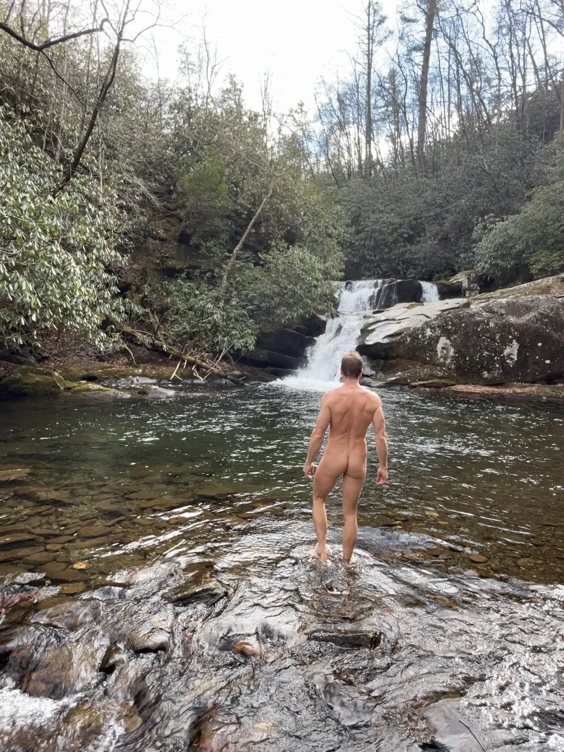 Cold and clear posted by bareassadventures