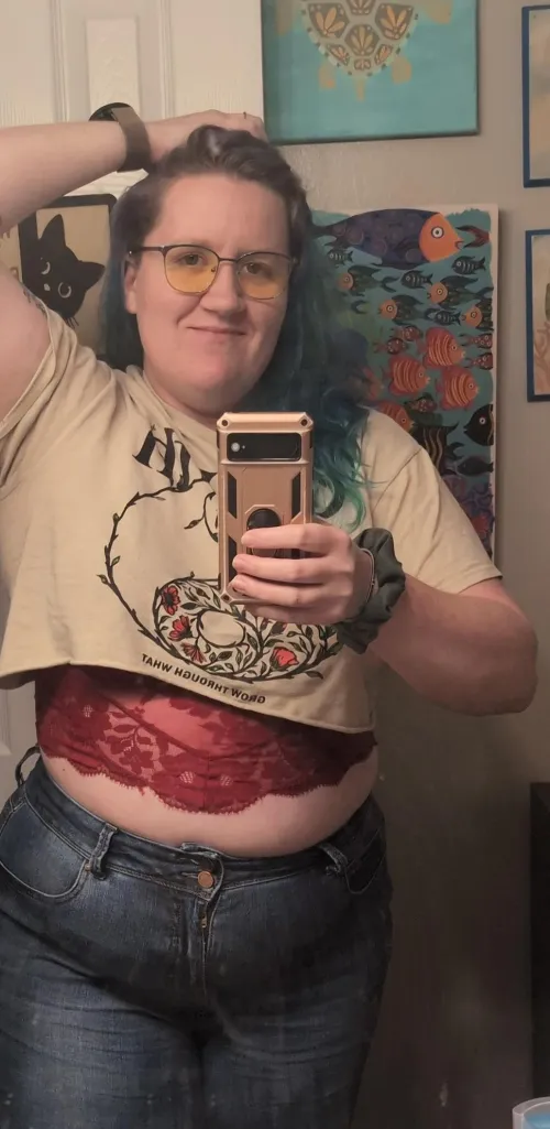 Come check out my of! Shower videos and more! (Blue/Purple hair) by LyraDouglass99