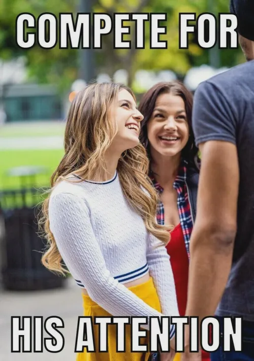 Compete for His attention by CollectionRare2425