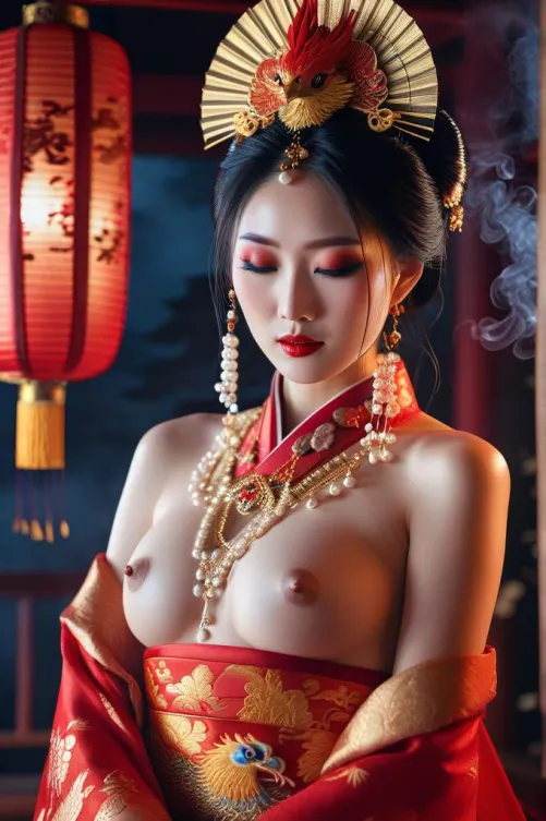 (Competition) Japanese Geisha by Xanthoderm