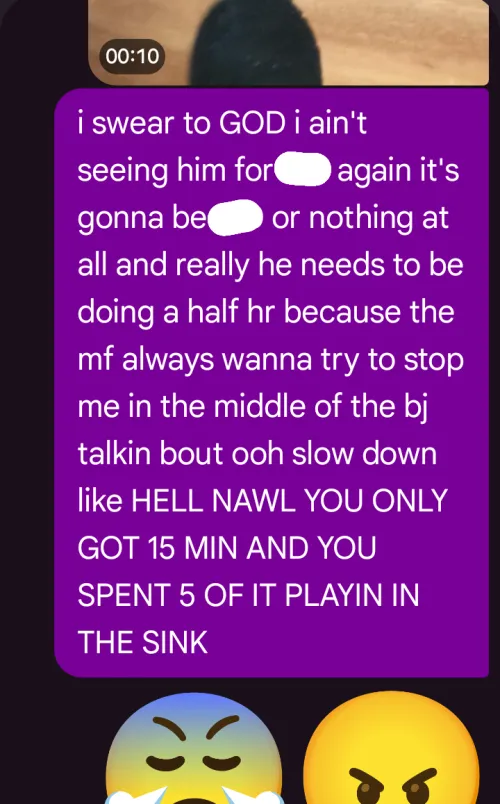 complaining abt a client to my SW bestie that i met on reddit lol- anyone else have those clients who manage to get water absolutely EVERYWHERE??? (rant incoming) by brooklynnnn11