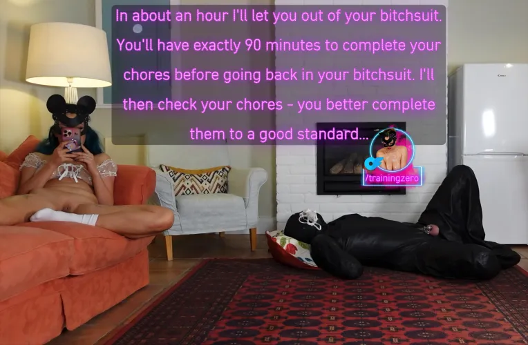 Complete your chores to a high standard for me by Miss_Raven_Zero