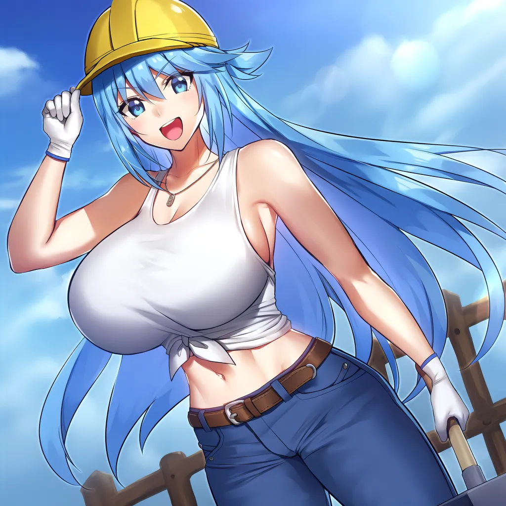 Construction worker Aqua (BruTo AImage) posted by Ok_Biscotti_7736