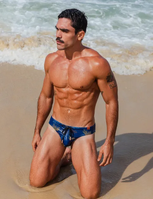 Coral Reef Speedos by club7underwear