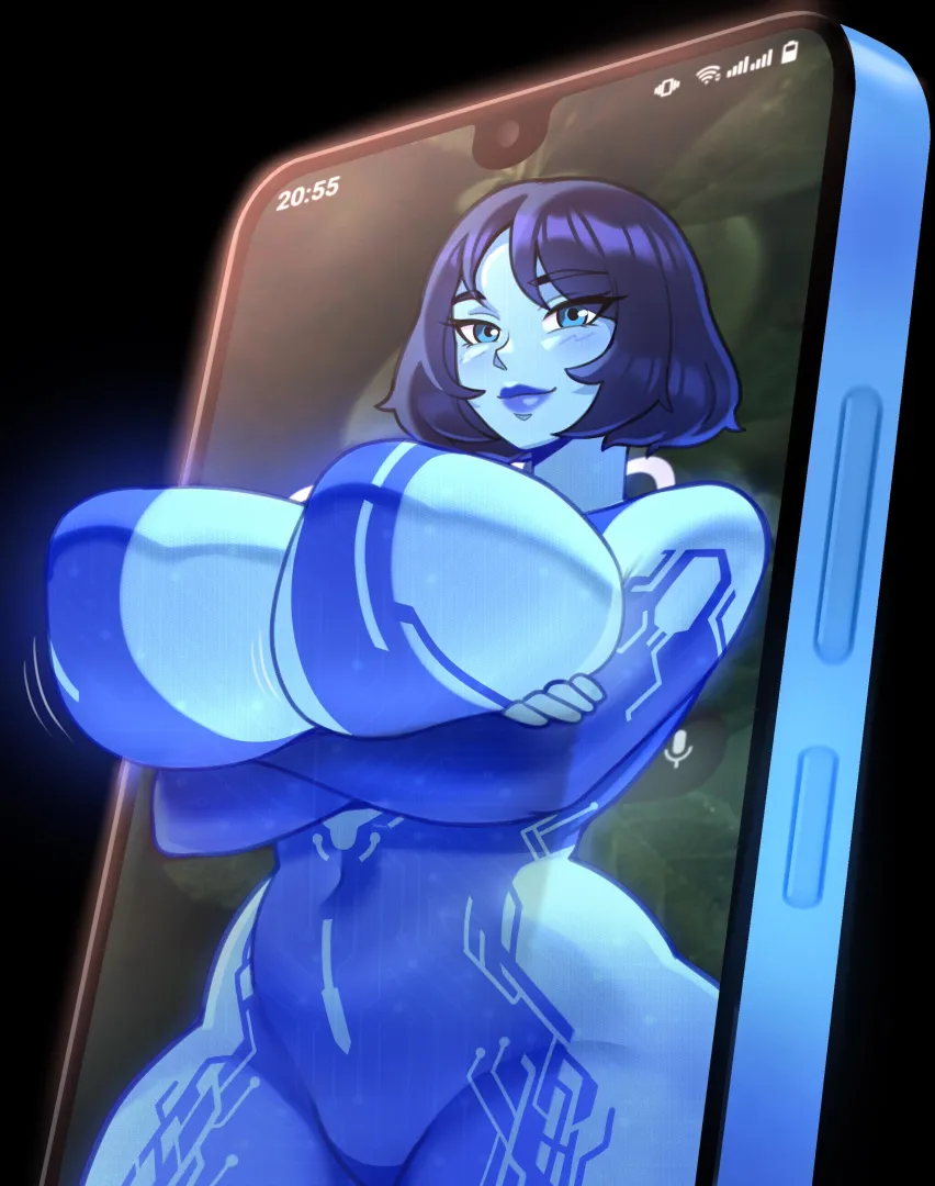 Cortana with her Thicc blue assets! Her data is Thicc! (idler_r) [Halo] posted by CortanaCum