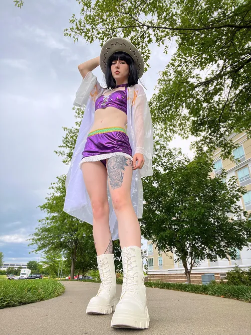 Cosplaying as Nico Robin (self) by blightbrat