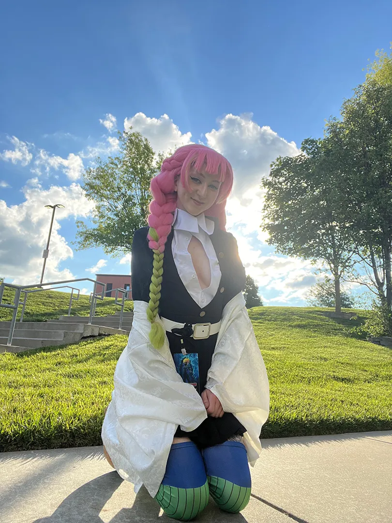 Cosplaying Mitsuri from Demon Slayer (self) posted by blightbrat