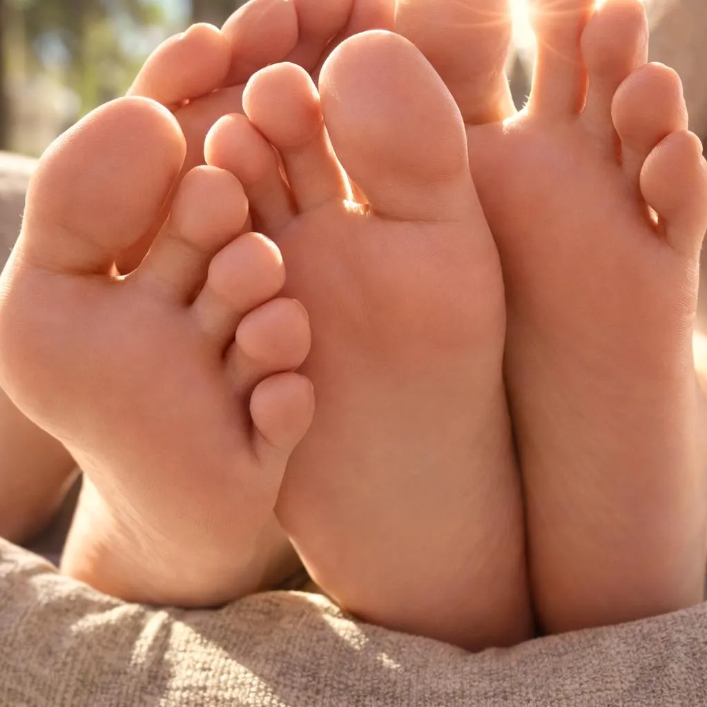 Could you handle all 20 of our perfectly soft toes?? posted by LiamAndAustin