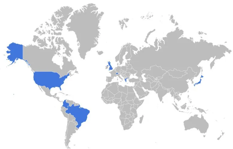 Countries that have outsized me so far in blue. If you wanna represent your country and you lose, I’ll shade your country red so think twice ! by Open-Dragonfruit9366