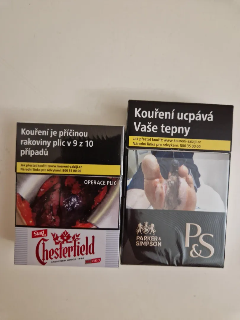 Couple more packs in Czechia that I smoked. Both are great! Also as far as I'm aware, Start merged with Chesterfield due to poor sales. posted by PateDeMackerelle