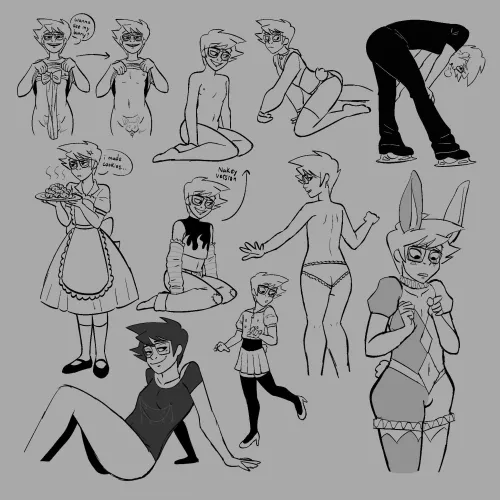 Couple of fem Johns by SnooPeppers3957