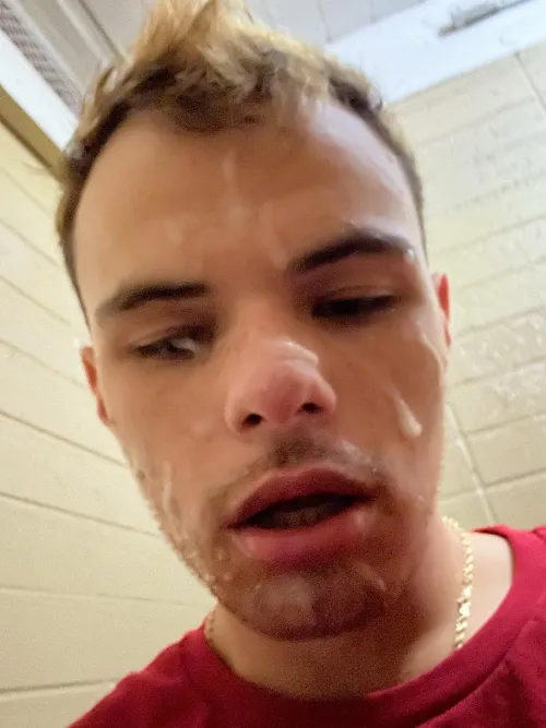 Covered in strangers cum by Initial_Club505