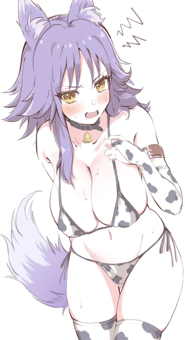 Cow Print Bikini Makoto [ヤマブキイロ] posted by NotAsterFromEvenicle
