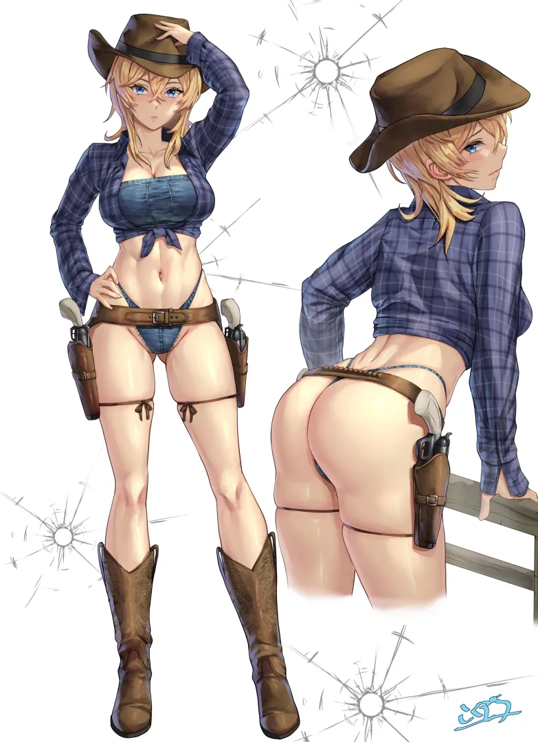 Cowgirl Tuscaloosa (Kokuzou) [Kancolle] posted by llamanatee
