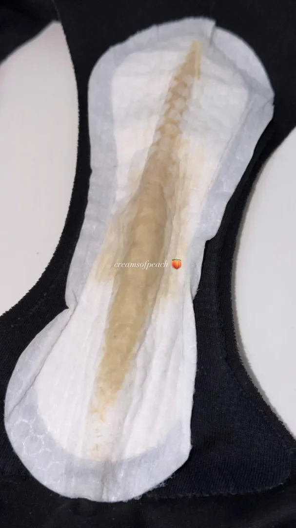 Creamy liner worn for 24+ hours through a super long workout. A treat for all your senses. DM to buy! posted by creamsofpeach