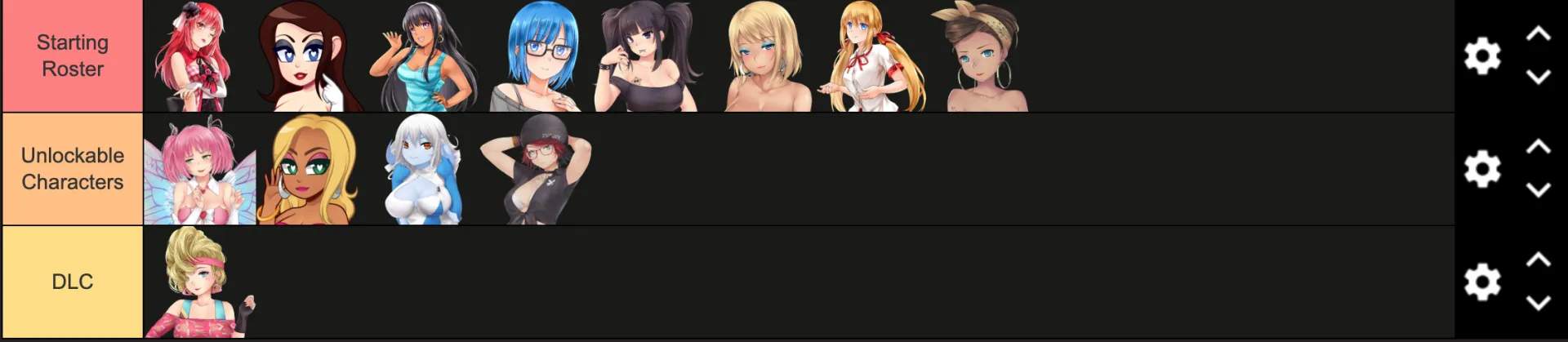 Create a Huniepop Fighting Roster - Day 12 posted by Physical_Battle_2893