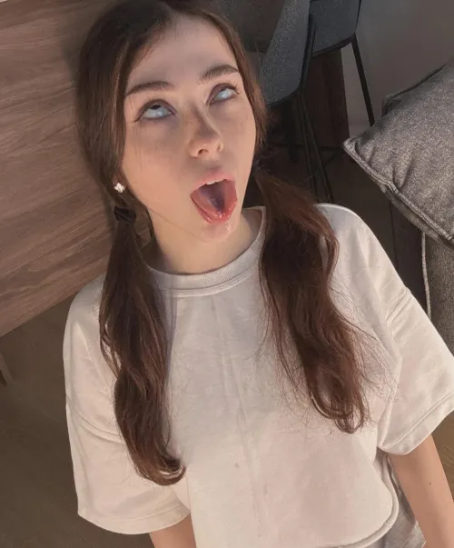 Crossed eyes and a tongue out, your daily dose by SnarkyComet