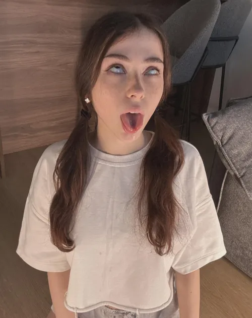 Crossed eyes and a tongue out, your daily dose by SnarkyComet