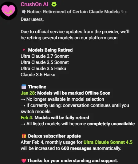 CrushOn is so cooked. posted by Working-Error-7032
