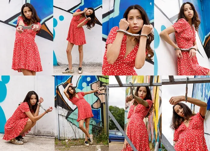 Cuffed outside by lanfeust97