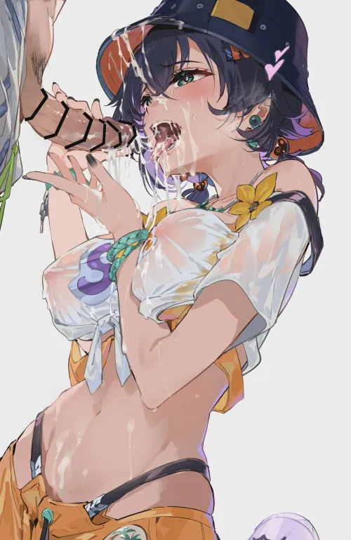 Cum is the best skincare for sluts like Belle by Specialist_Webber