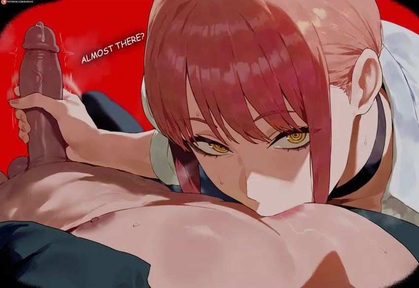 Cum, let it out. (Artist: Shexyo) posted by UrbanMan1121