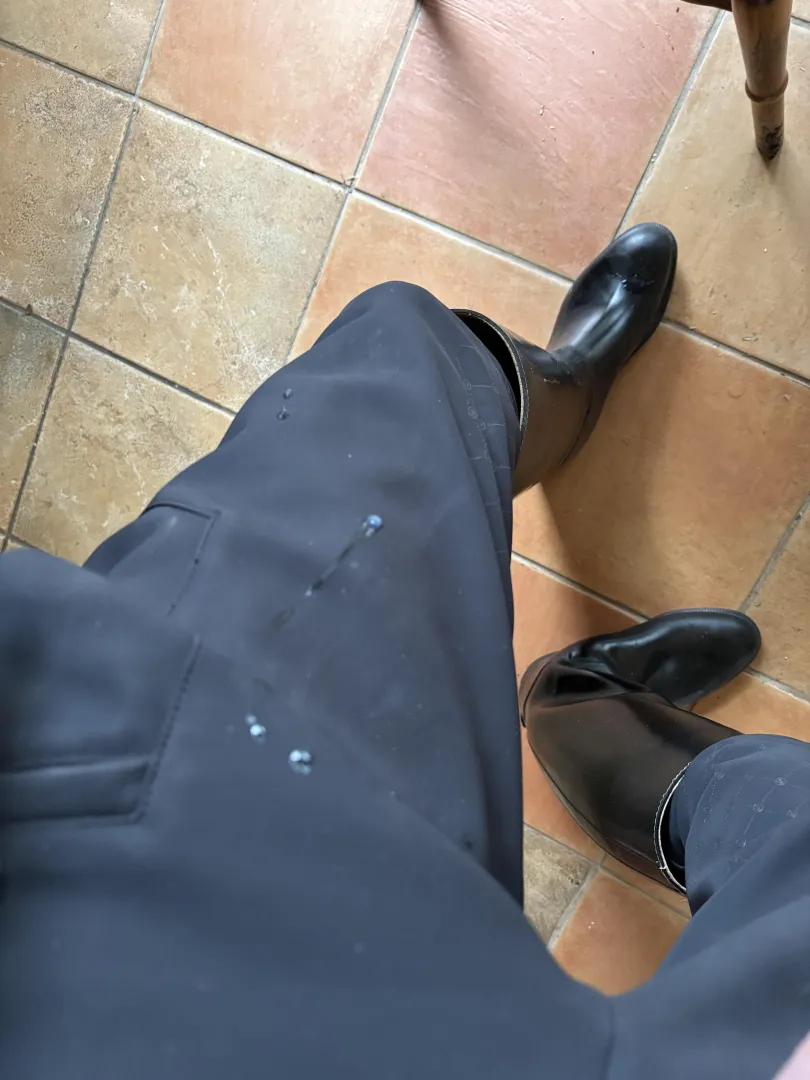 Cum on my breeches posted by debbsboots