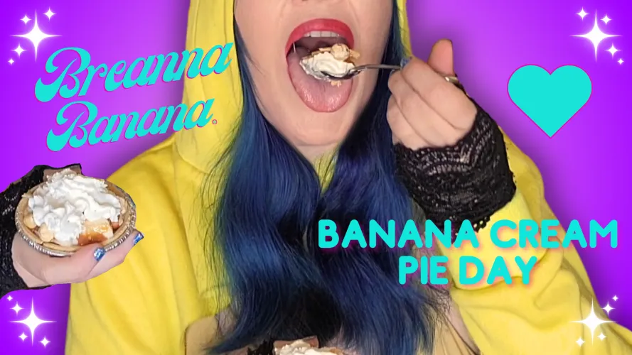 Cum see what Breanna Banana with the blue hair whipped up for you by breannalovesbananas