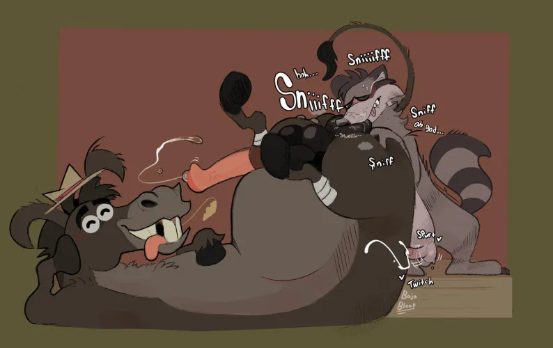 Cumming just from sniffing some good tail  (bajableat) by hfhtbe