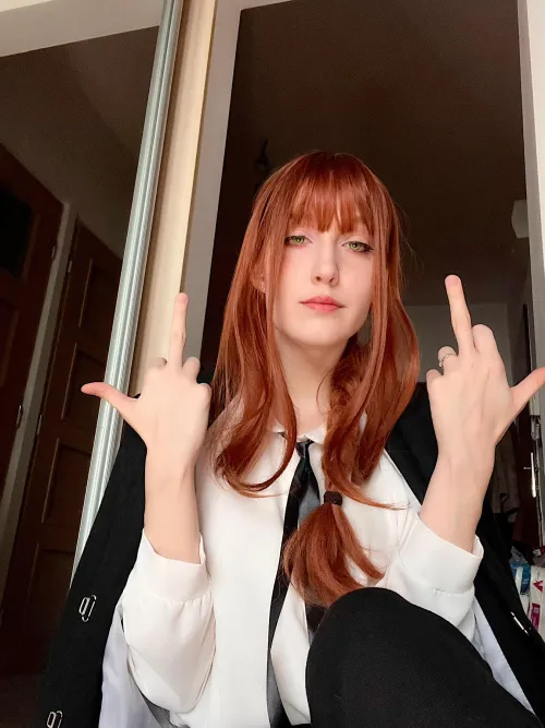 Cumming to a hot brat wearing cosplay and flipping you off is peak loser behavior btw. by anyiechann