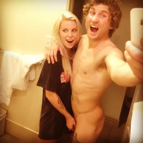 Cupping his package by pattimayonnaise3