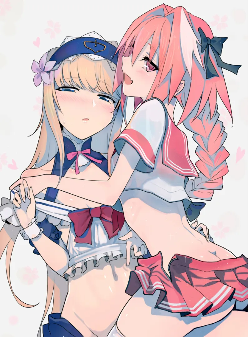 Cute Astolfo x d'Eon posted by SiarX