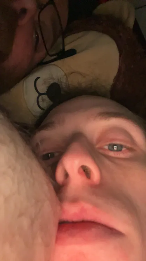 Cute boys love titties too! by Siscogator08