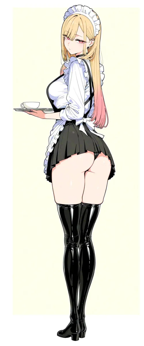 Cute maid butt by Somanycookies1