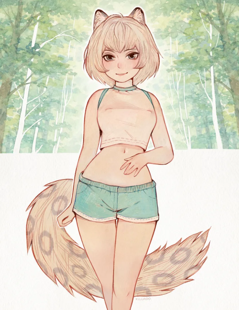 Cute snow leopard posted by kujjaoo