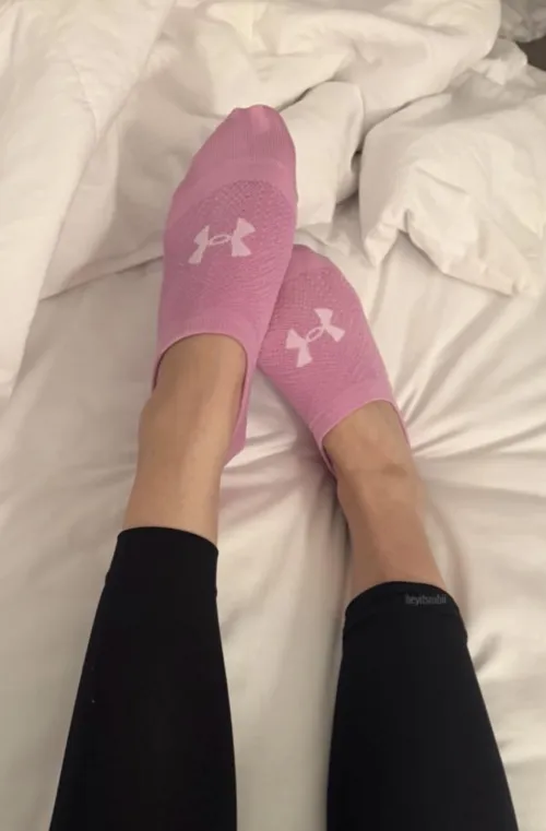 cute sweaty pink socks ✨ by ilovextcy