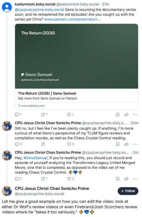 CWC begs Geno to review Transformers videos. by noob_bitch