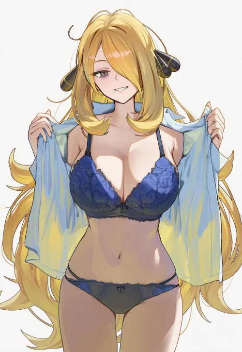Cynthia [Pokemon] by WoolsonDaSheep