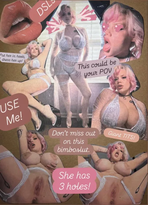 Daddy gave me an assignment to make an ad for….MYSELF! Did I do good? by BimboGothPrincess