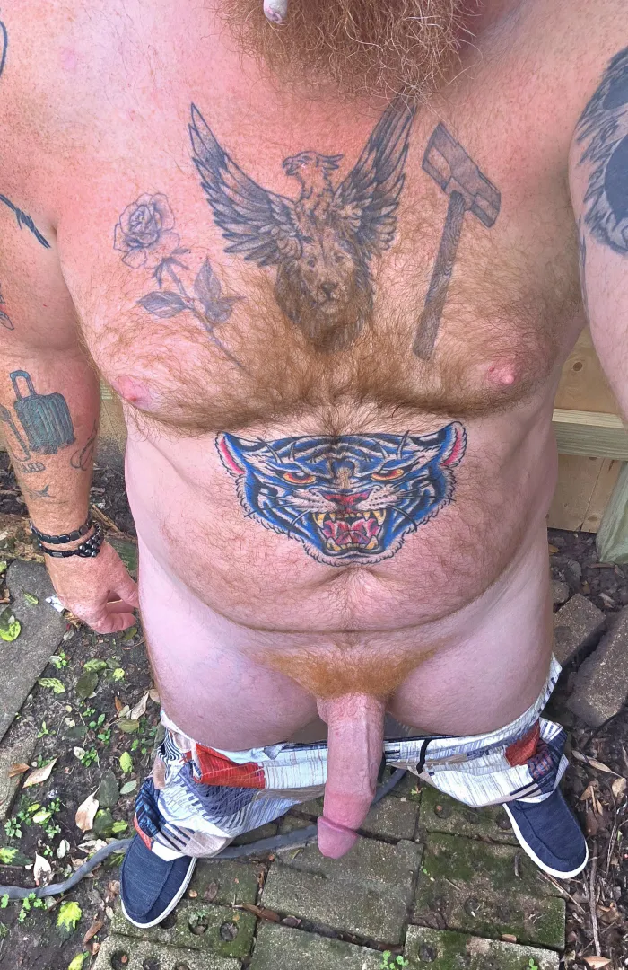 Daddy has his pants down in the backyard...(45) posted by texcentricasshole