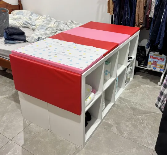 Daddy made me a change table  by SoilOk1042