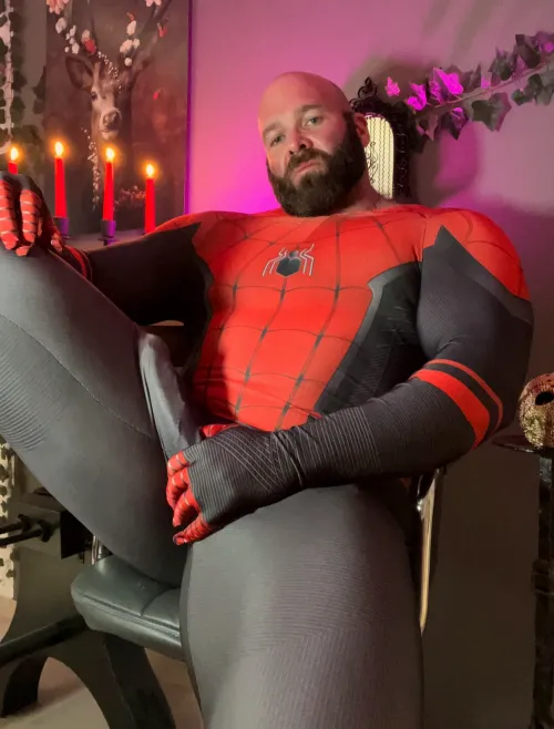 daddy spidey is ready to get sticky by SwordfishNo8601
