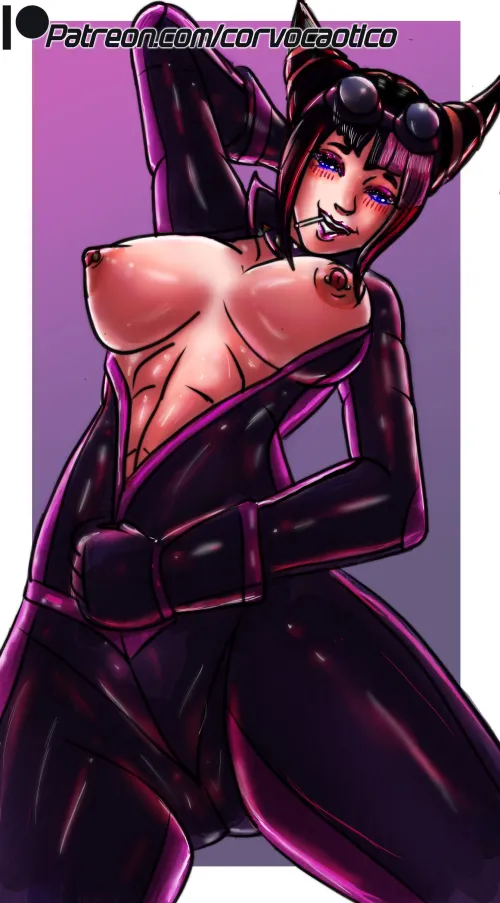 Daily NSFW Juri Fan Art: 2/25/26 - by CorvoCaotico by RxMurloc